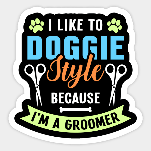 Doggie style pet grooming clearance